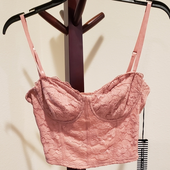 Haute Monde Other - Dusty rose bralette - size L - NEW